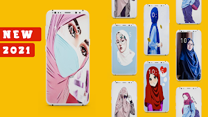 خلفيات بنات محجبات 2021 بدون نت Screenshot 0