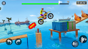 3D Bike Stunt Bike Games 2022 Screenshot 1