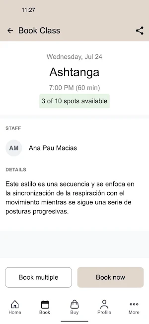 Kinara Yoga Screenshot 2