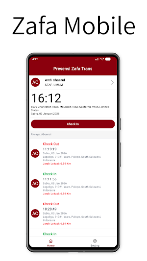 Zafa Mobile Screenshot 1