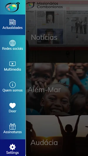 Missionários Combonianos - Portugal Screenshot 1