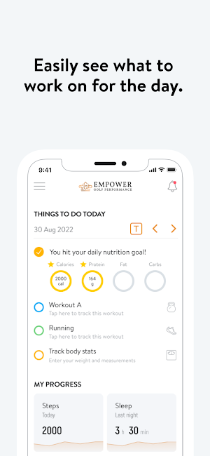 Empower Golf Screenshot 1