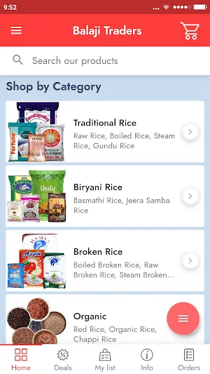 Balaji Rice Screenshot 2