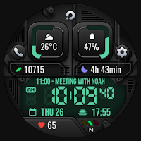 PRADO X105 Digital Watch Face
