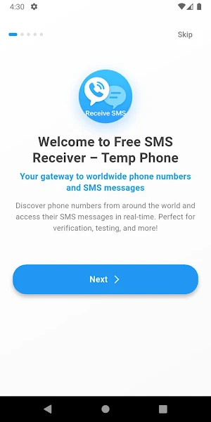 SMS Receiver – Temp Phone Screenshot 3