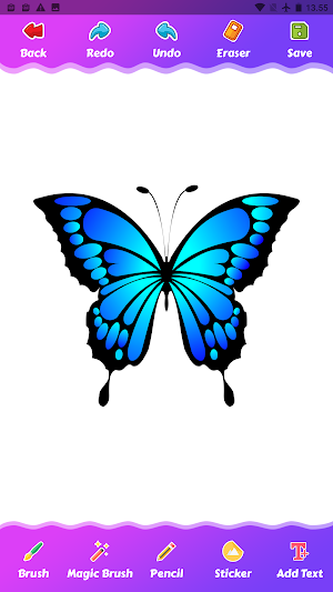 Butterfly Coloring Game Screenshot 3