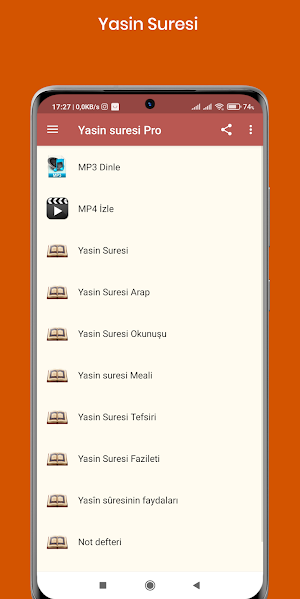 Yasin Suresi Pro (Sesli ve Takipli) Screenshot 1