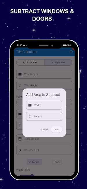 Floor And Wall Tile Calculator Screenshot 1