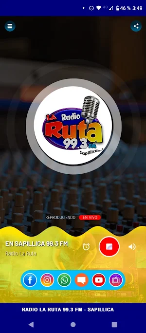 Radio La Ruta 99.3FM Sapillica Screenshot 0