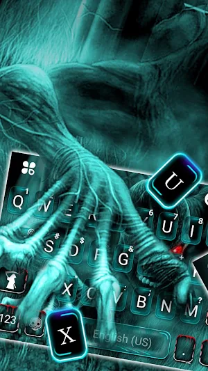 Zombie Skull Keyboard Screenshot 1
