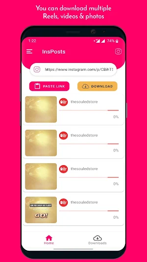 Post downloader for instagram - Video Downloader. Screenshot 1