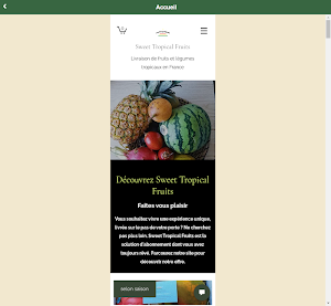 Sweet Tropical Fruits Screenshot 1