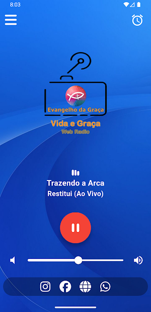 Rádio Web Vida e Graça Screenshot 0