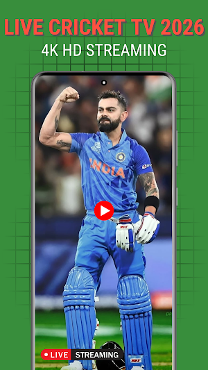 Live Cricket TV - T20 WC 2026 Screenshot 2