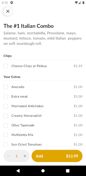 Lucca Deli Screenshot 3