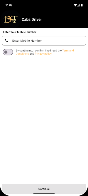 DT Cabs Driver Screenshot 1