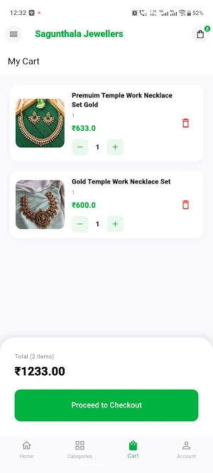 Sagunthala Jewellers Screenshot 2