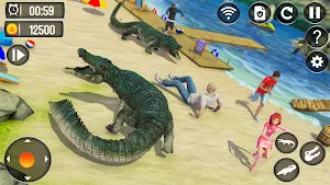 Angry Crocodile Attack Sim 3D Screenshot 3
