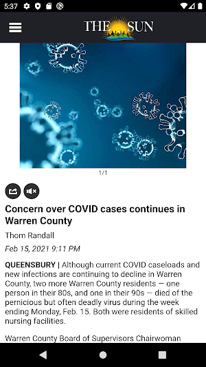 Sun Community News & Printing Screenshot 1