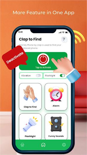 Clap to Find My Phone App Screenshot 1
