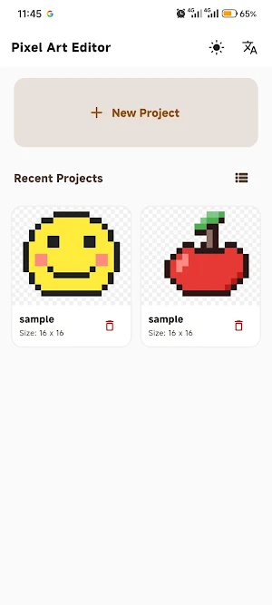 Pixel Art Editor Screenshot 0