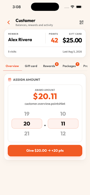 Points Card: Loyalty Program Screenshot 1