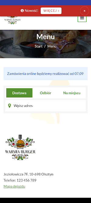 Warmia Burger Screenshot 0