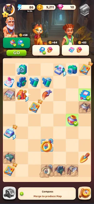 Olivia's Mysteries: Merge game Screenshot 3