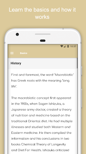 Macrobiotic Diet Guide Screenshot 1