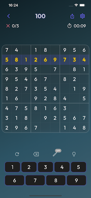 Sudoku Pro - Classic Puzzle Screenshot 3
