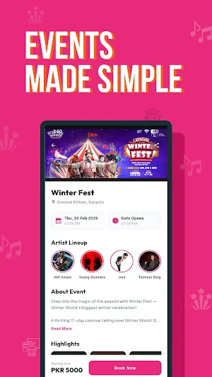 PassGhar: Concerts & Tickets Screenshot 0