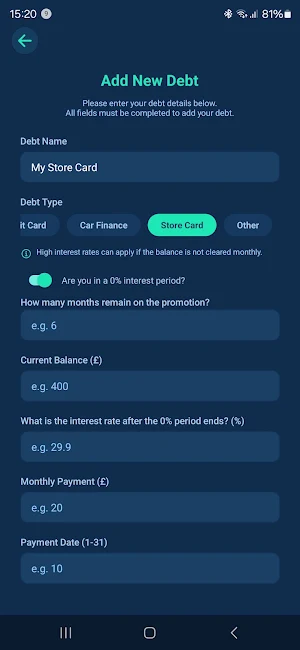 DebtTrack: Track Debt Easily Screenshot 3