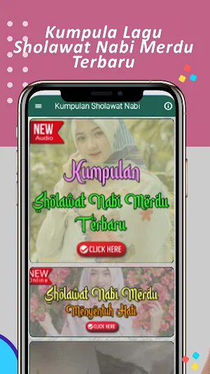 Lagu Sholawat Nabi Merdu Lirik Screenshot 2