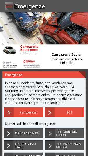 Carrozzeria Badia Screenshot 2