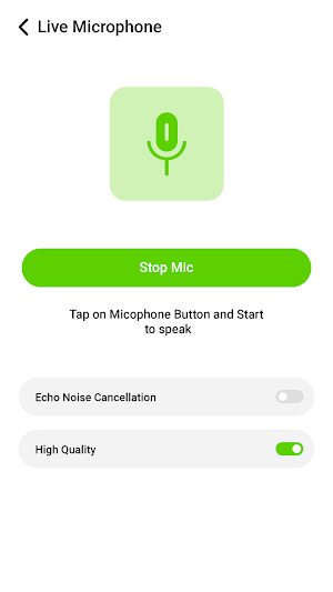 Echo Voice Recorder: Live Mic Screenshot 2