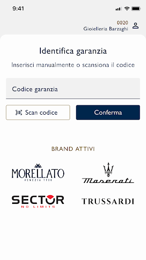 Applicazione Garanzie Screenshot 1