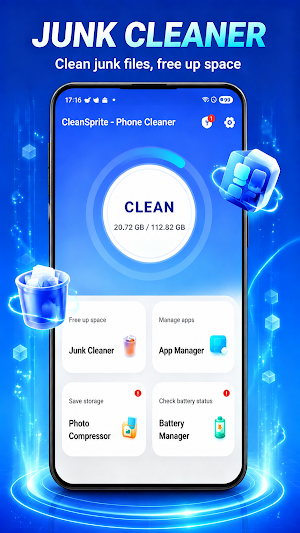 Clean Sprite - Phone Cleaner Screenshot 0