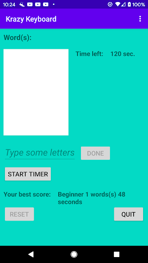 Krazy Keyboard screenshot 2