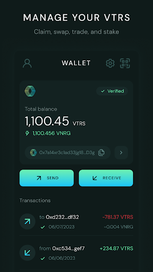 vApp: Energized Web3 Screenshot 1