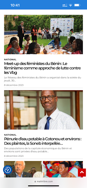 Matin Libre Screenshot 1