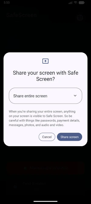 Safe Screen Screenshot 3