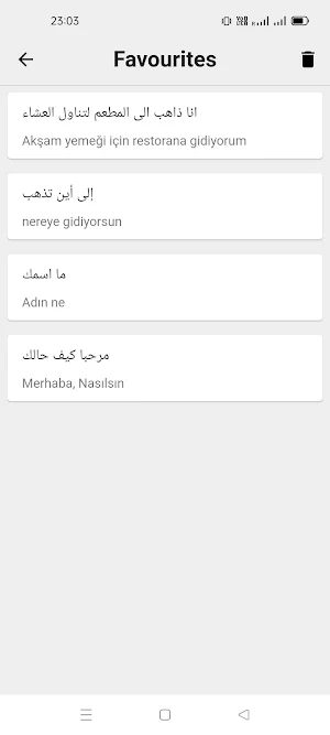 Arabic To Turkish Translator Screenshot 3