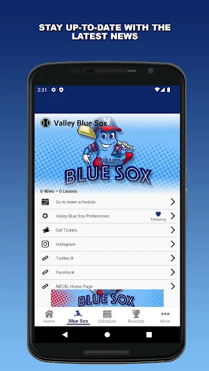 Valley Blue Sox Screenshot 3