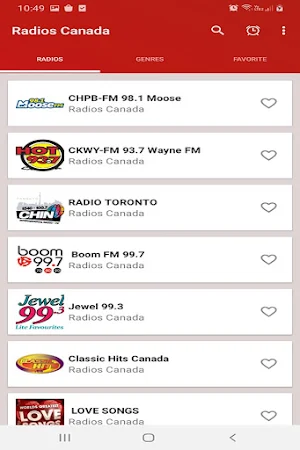 Radios Latinas CANADA Screenshot 1