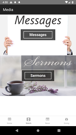 Rock Creek Baptist Church Screenshot 1