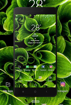 Green Wallpaper Screenshot 0