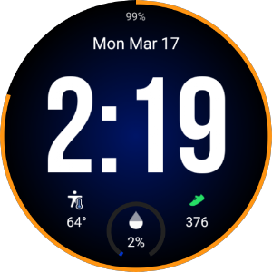 Minimal Digital Watch Face Screenshot 1