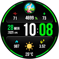 Digital PulseMotion Watch Face
