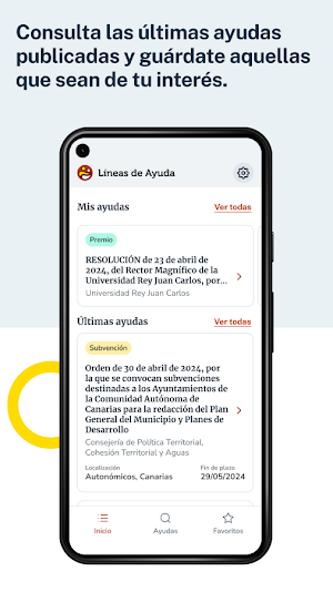 Líneas de ayuda Screenshot 1