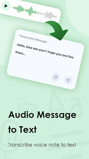 Audio Message to Text for WA Screenshot 0